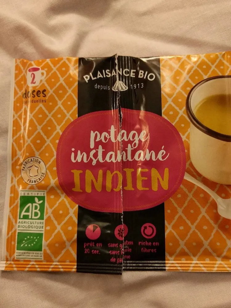 Potage instantané indien