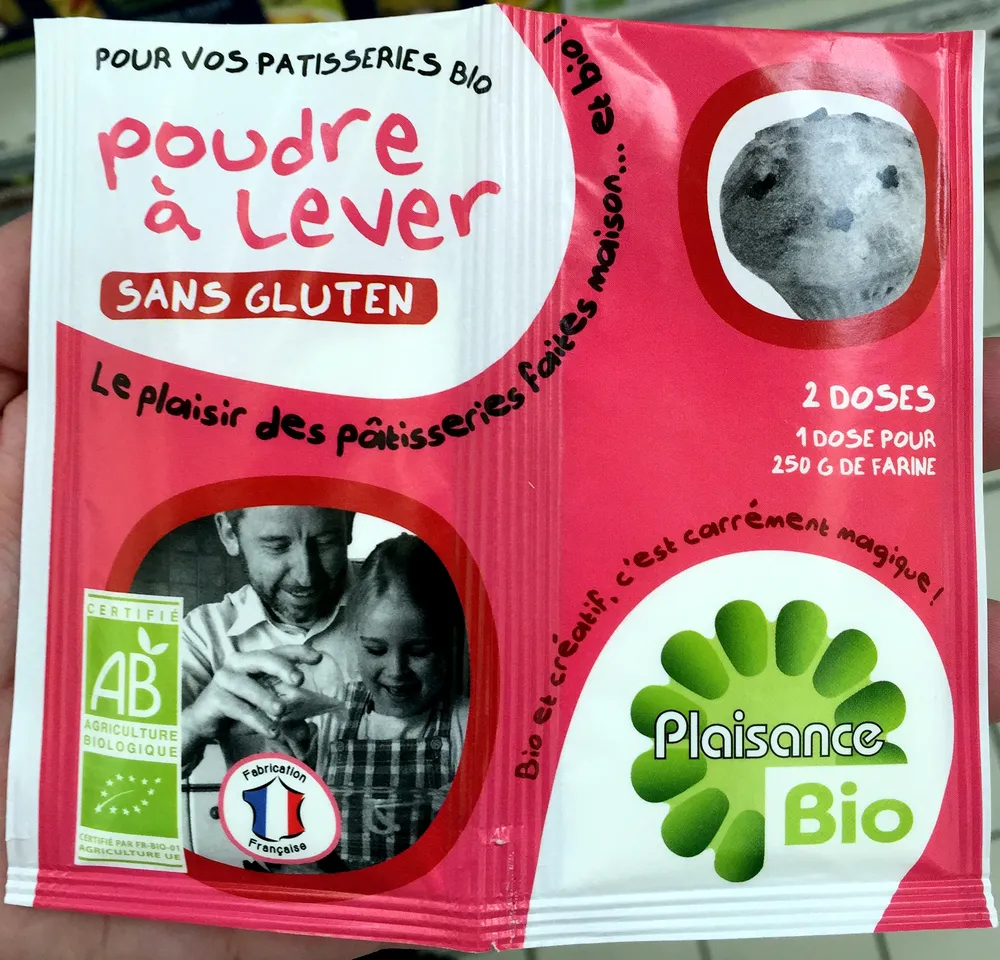 Poudre à lever sans gluten