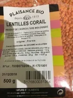 Lentilles Corail