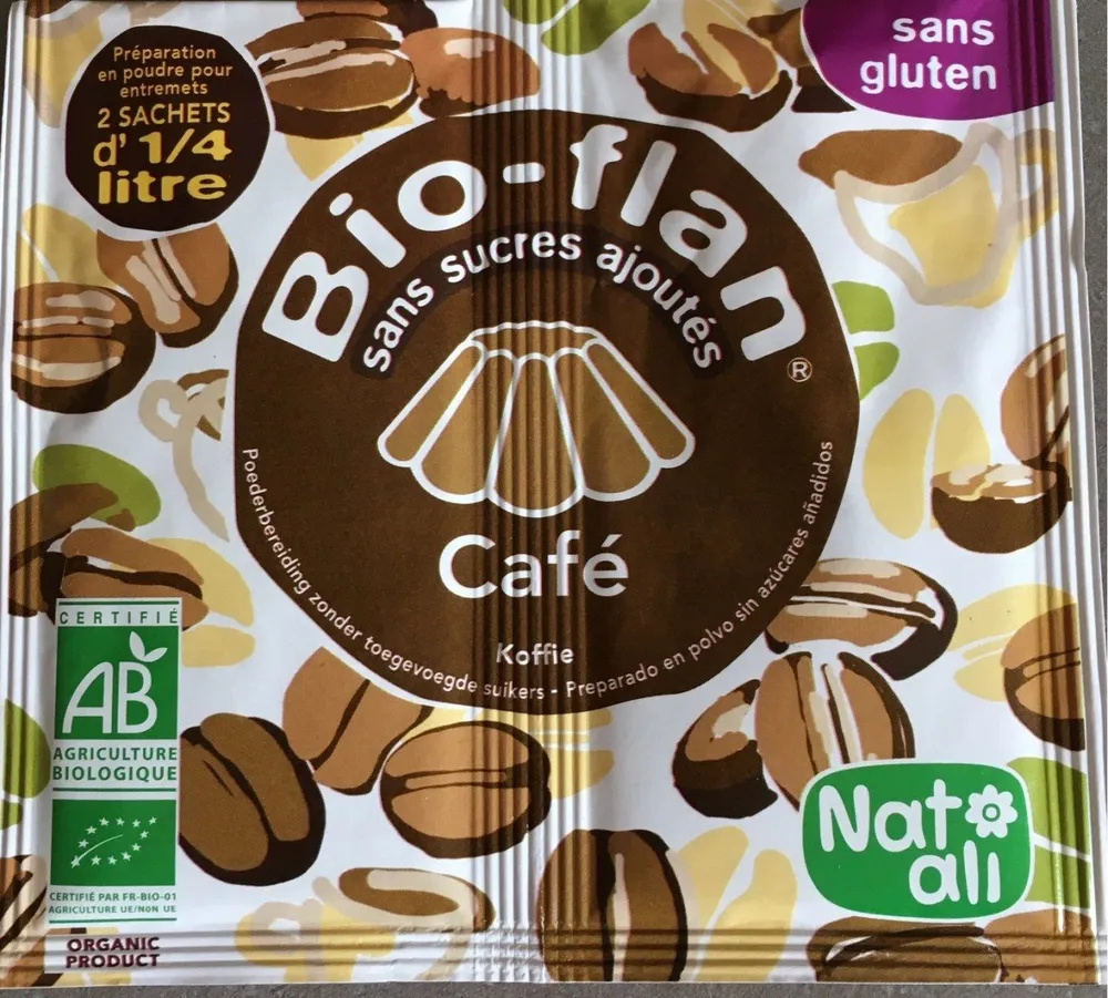 Bio-flan café sans sucres ajoutés