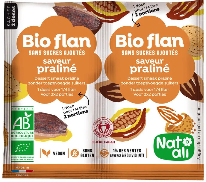 Bioflan Non Sucre Au Praline