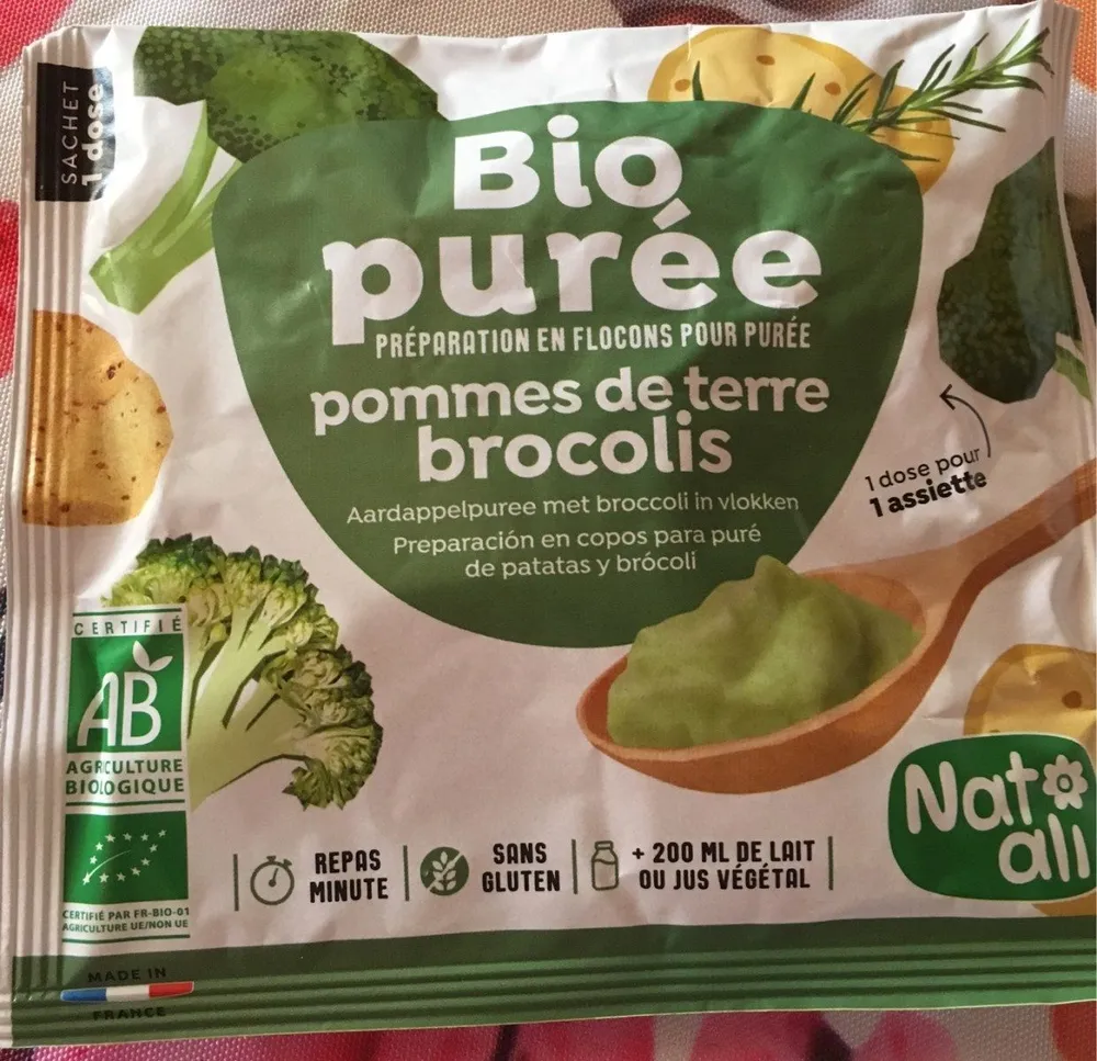 Purée pommes de terre brocolis