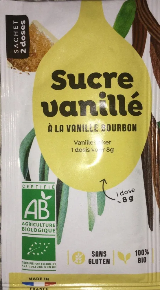 Sucre vanillé bio