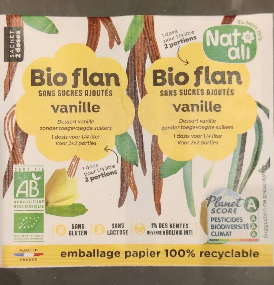 Bio Flan Vanille