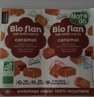 Bio Flan sans sucres ajoutés Caramel