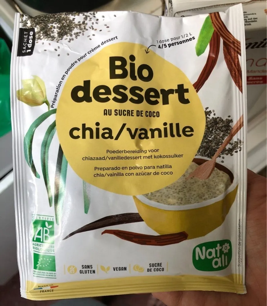 Bio Dessert Chia/Vanille