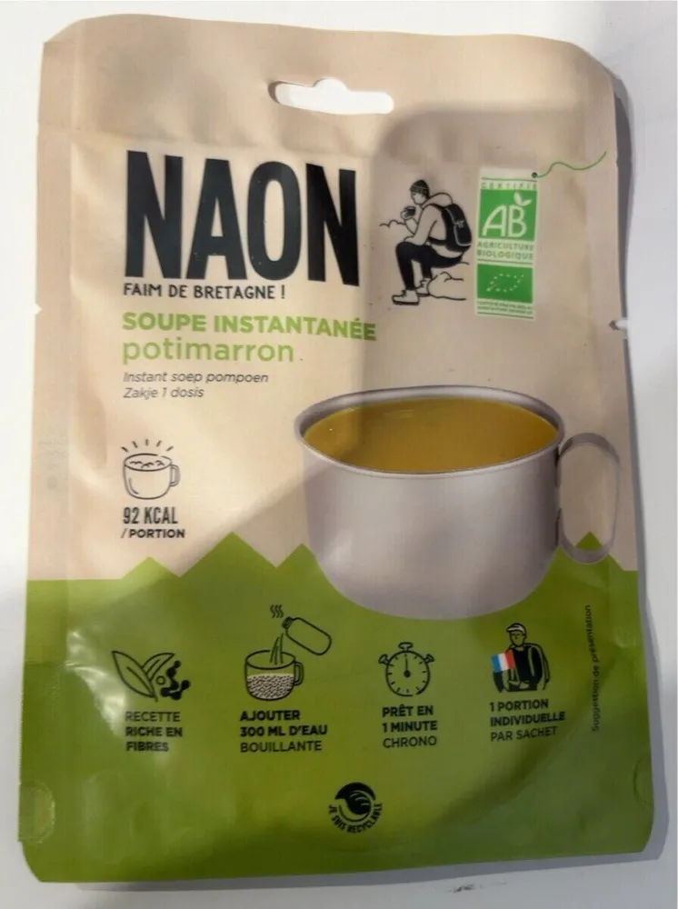 Soupe instantanée potimarron