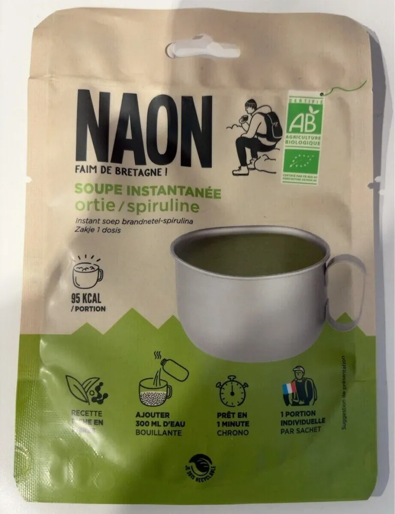Soupe instantanée ortie/spiruline