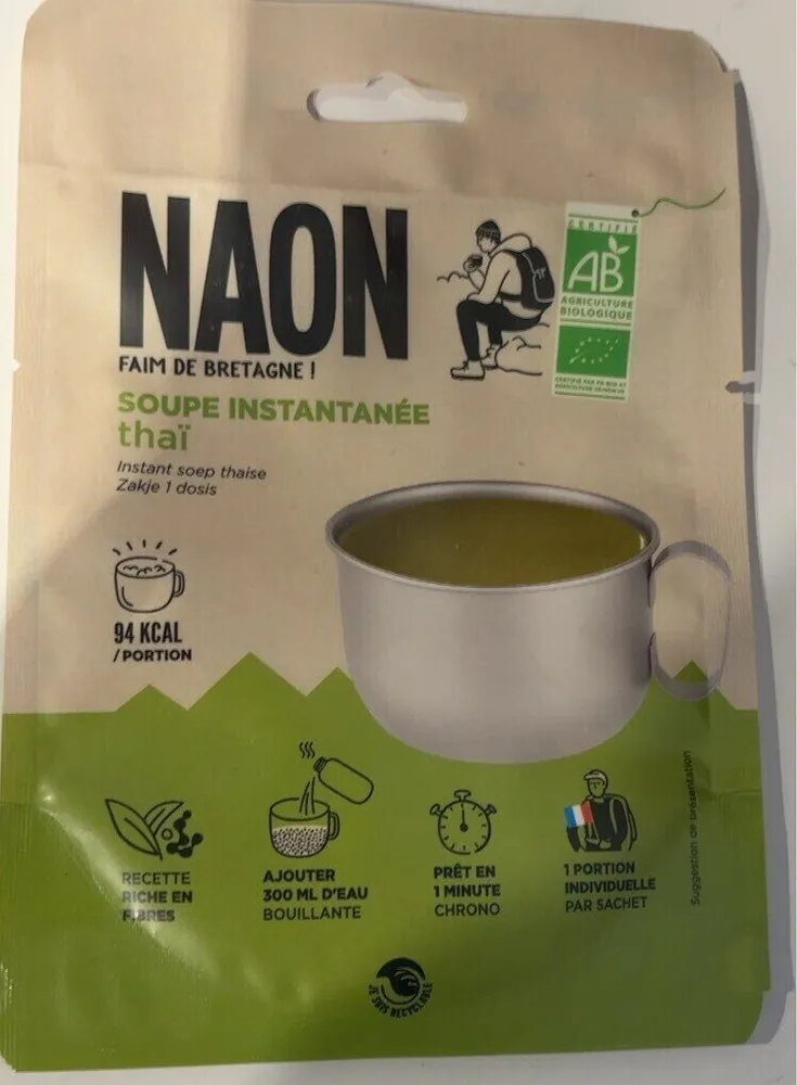 Soupe instantanée thaï