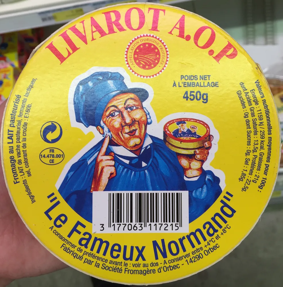 Livarot AOP (21 % MG)