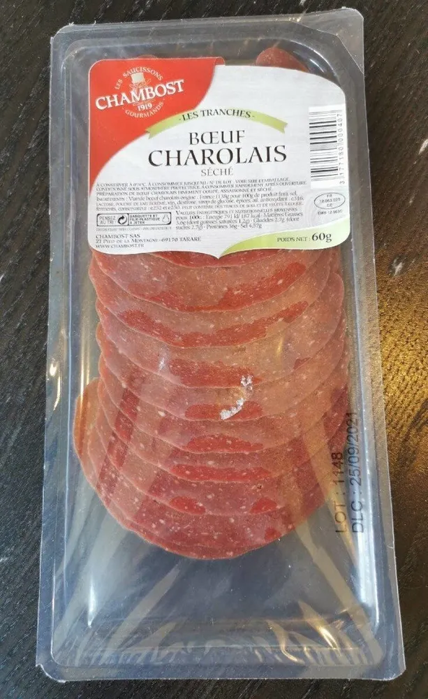 Bœuf Charolais séché