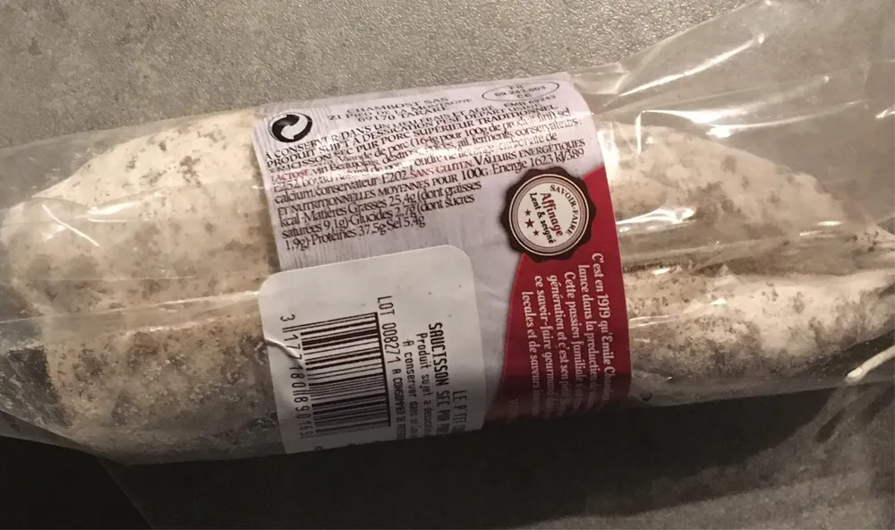 Le saucisson sec