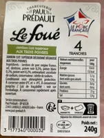 Jambon cuit supérieur AUX TROIS POIVRES