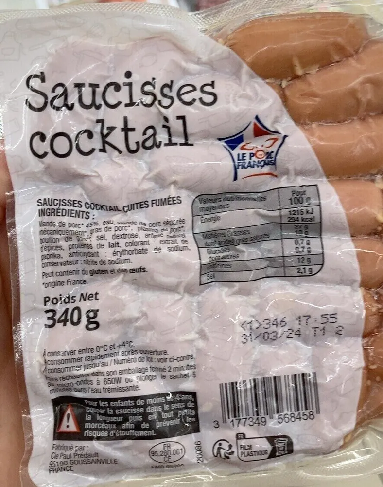 Saucisse coktail