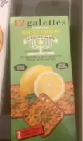 Galettes carrés au citron