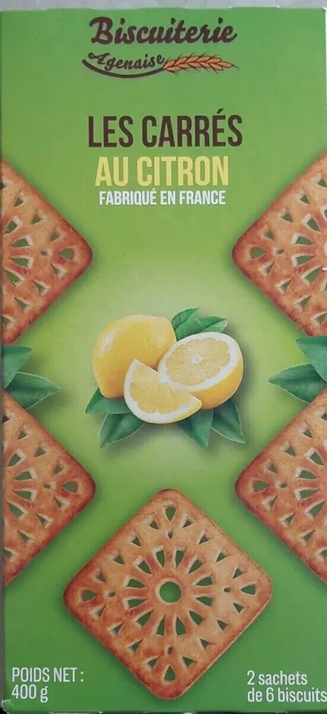 Les carrés au citron