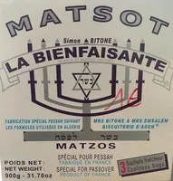 Matsot à L'eau - 900 g