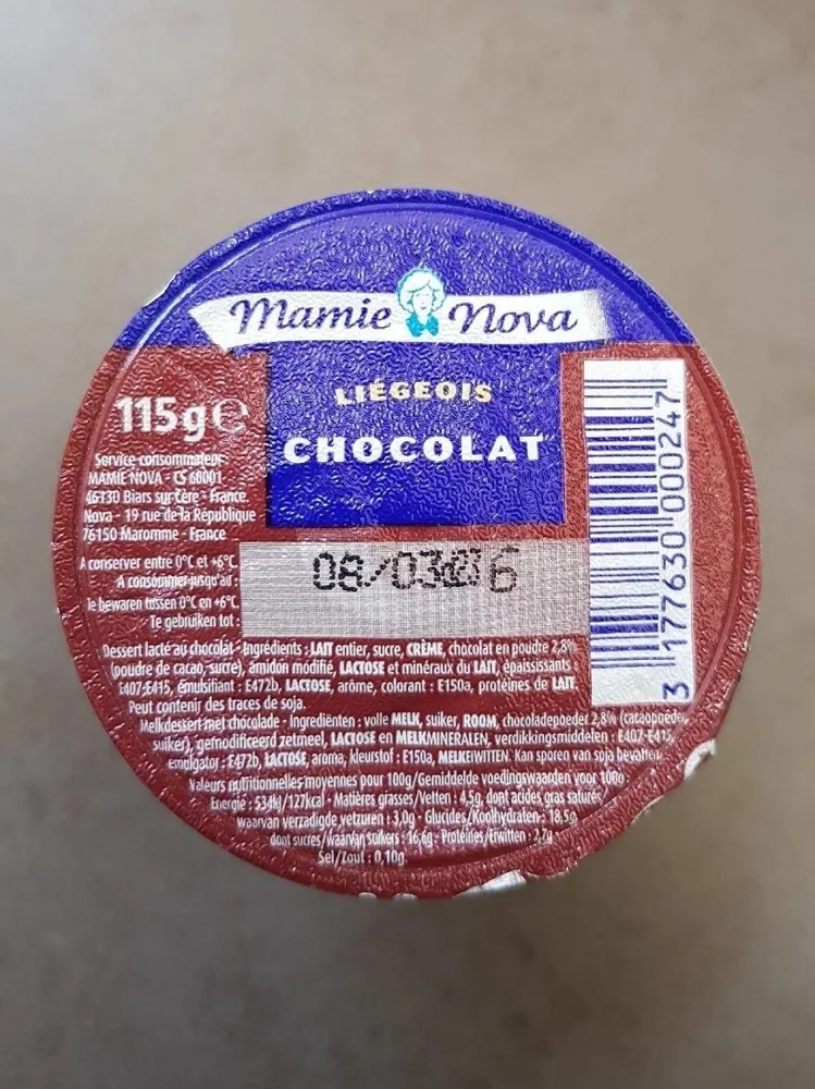 Liégeois Chocolat