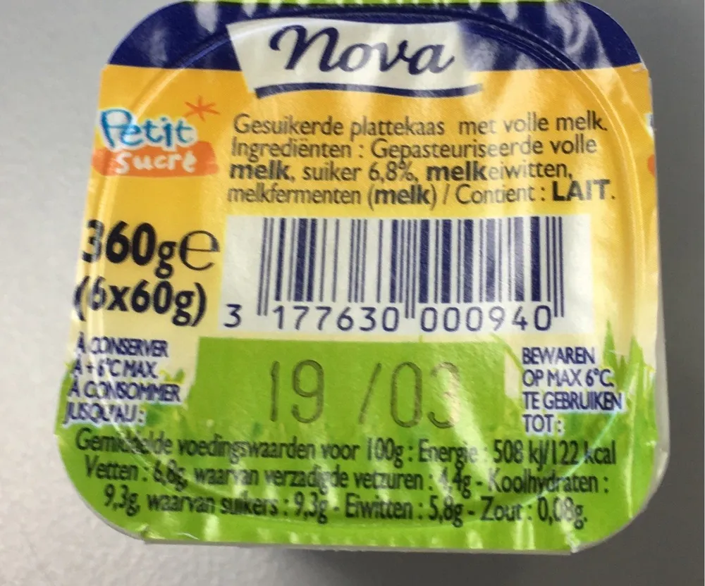 Petit Nova Sucré 6,8 %