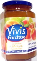 Confiture d'abricots canino au fructose