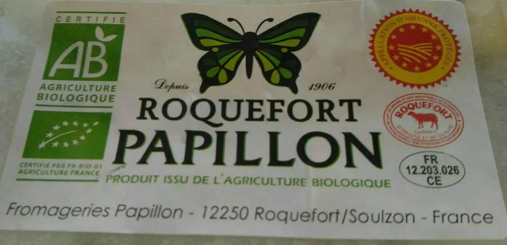 Roquefort Bio Papillon