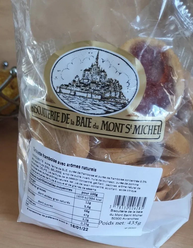 Tartelette framboise aux arômes naturels