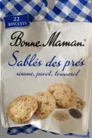 Sablés des prés, sésame, pavot, tournesol