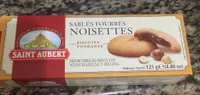 Saint Aubert Sablés fourrés noisettes