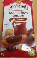 Madeleines Longues au chocolat (x6)