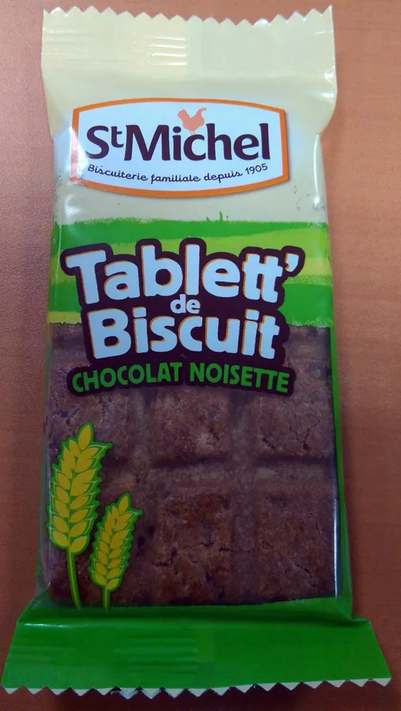 Tablett' de Biscuit Chocolat Noisette