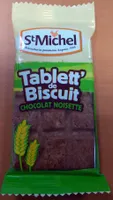 Tablett' de Biscuit Chocolat Noisette