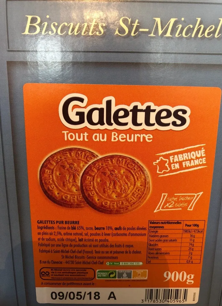 Galettes Tout au Beurre