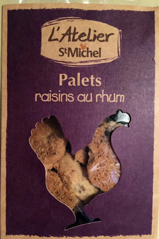 Palets raisins au rhum