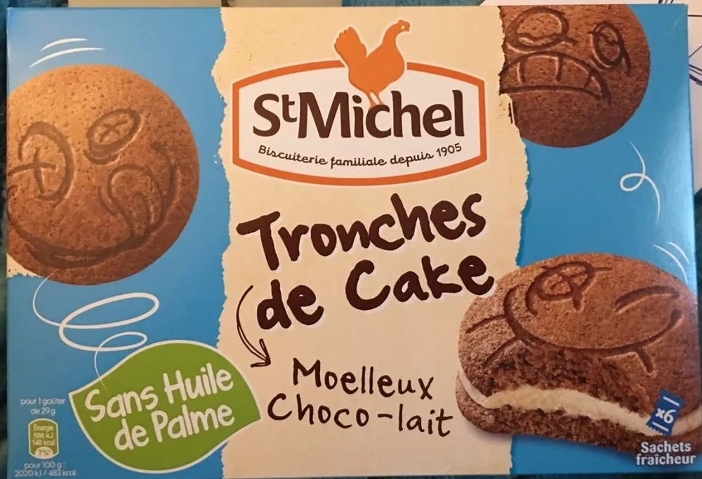 Tronches de Cake Moelleux Choco-Lait