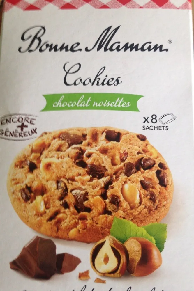 Cookies noisettes aux gros éclats de chocolat