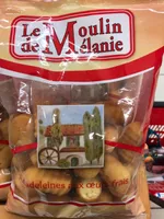 Madeleines aux oeufs frais