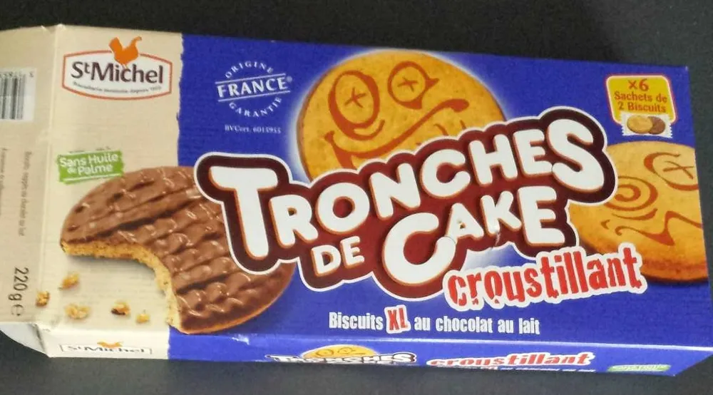 Tronches de Cake croustillant