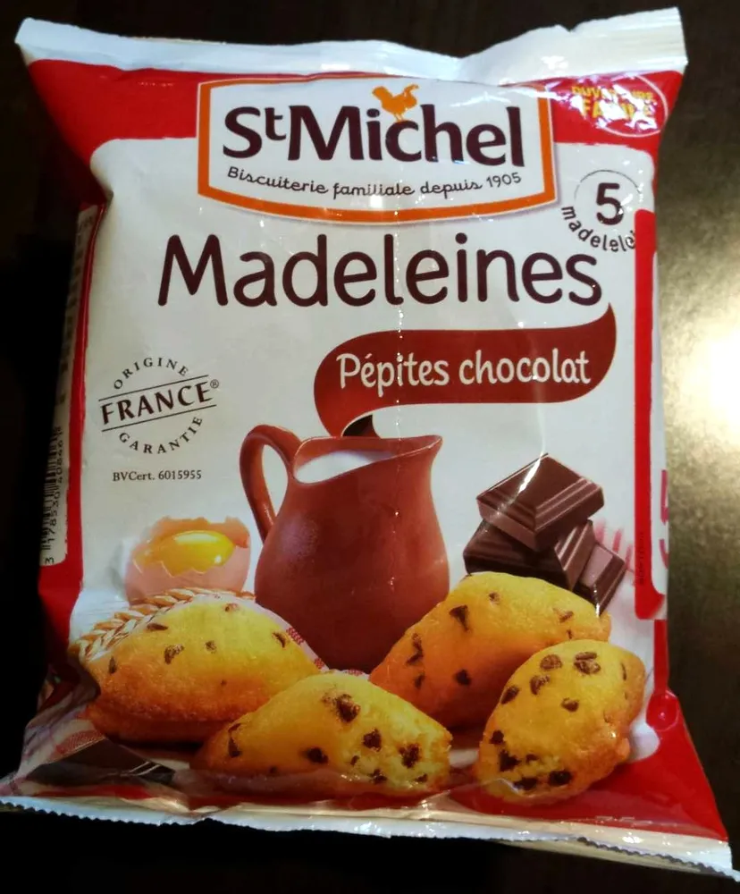 Madeleines Pépites Chocolat