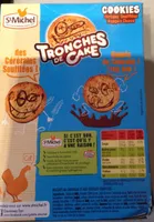 Tronches de Cake - Cookies Céréales Soufflées Nappés Choco