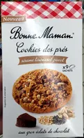 Cookies des prés Sésame Tournesol Pavot aux gros éclats de chocolat
