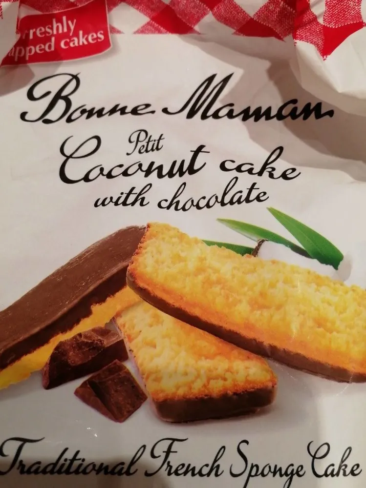 Bonne Maman 7 Petit Coconut Cake With Chocolate