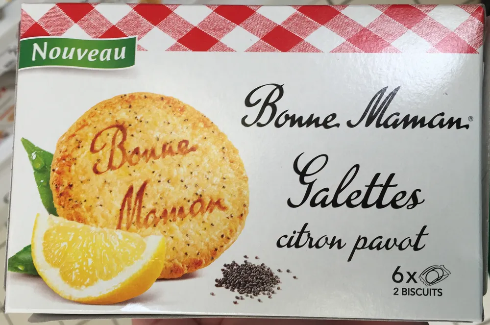 Galettes citron pavot