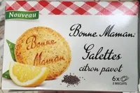 Galettes citron pavot