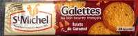 Galettes au bon beurre français éclats de caramel