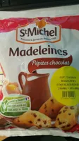 Madeleines aux pepites de chocolat