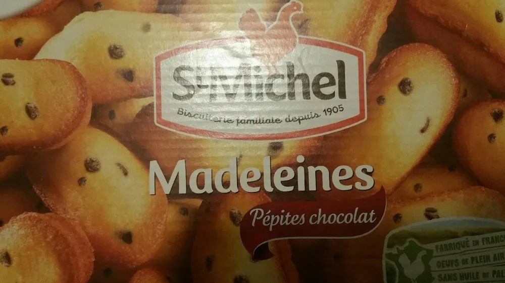 Madeleines Pépites de chocolat