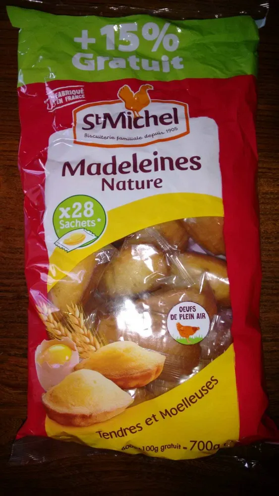 Madeleines nature