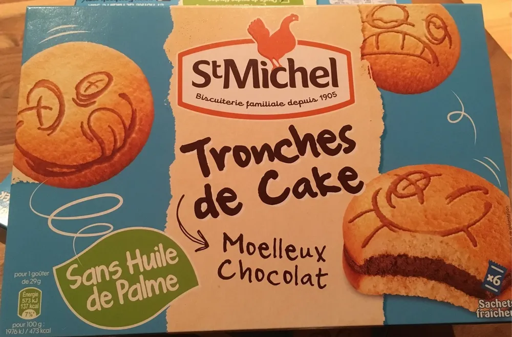 Tronches de Cake Moelleux Chocolat