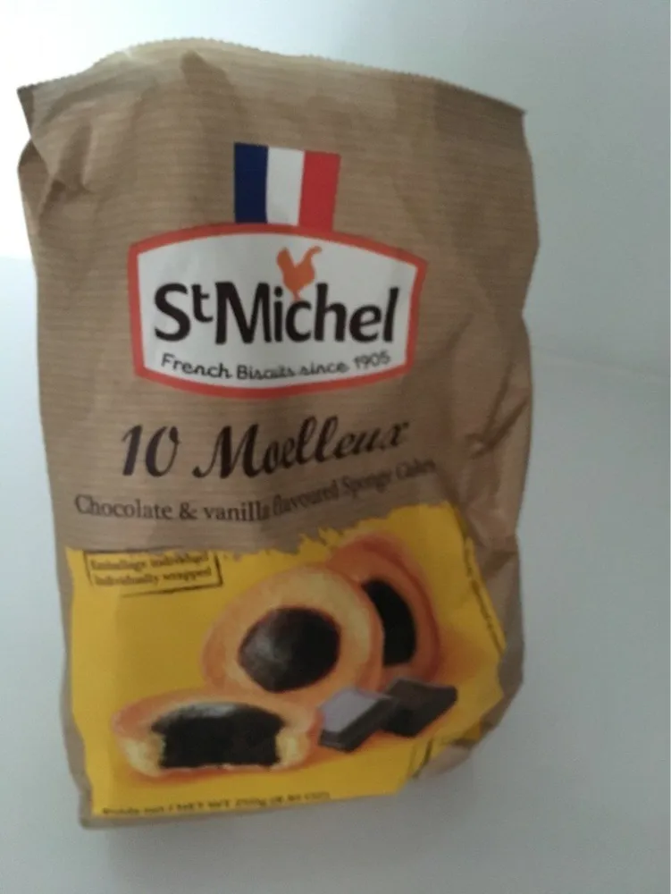 Moelleux, Chocolate & Vanilla Flavoured Sponge. ..