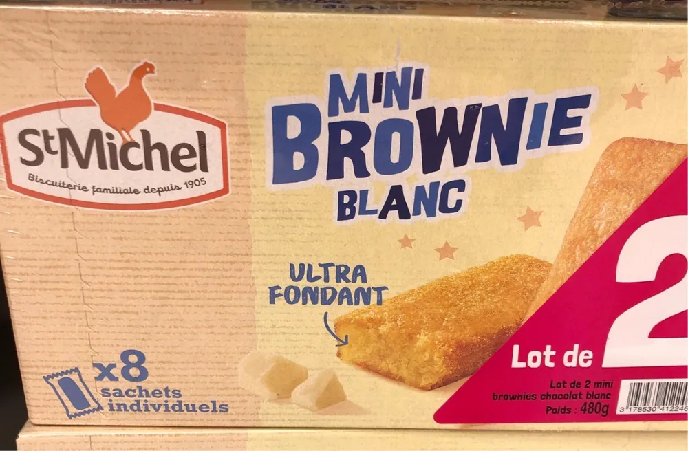 Mini brownie blanc